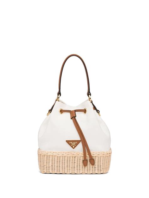 prada wicker bags|prada plage bag.